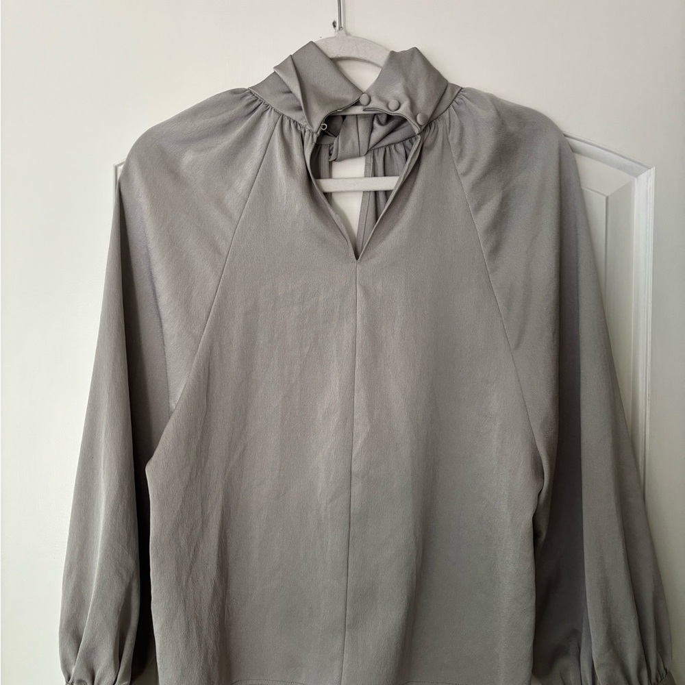 Elegant Gray Women's Top